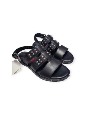 Geox Black Gladiator Sandals Size 6
